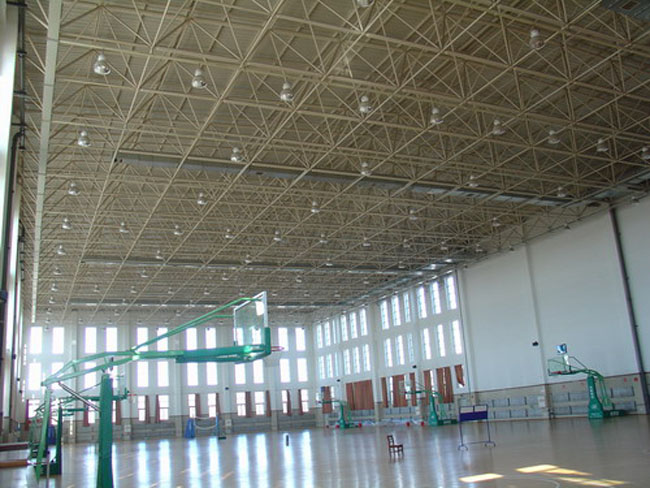 溫嶺籃球館網架案例
