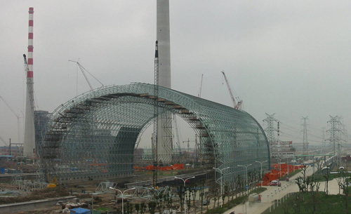 大同發電廠球形網架
