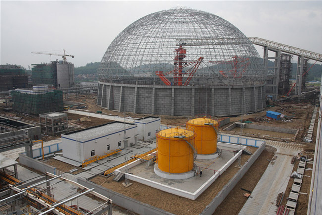 高平發電廠網架結構