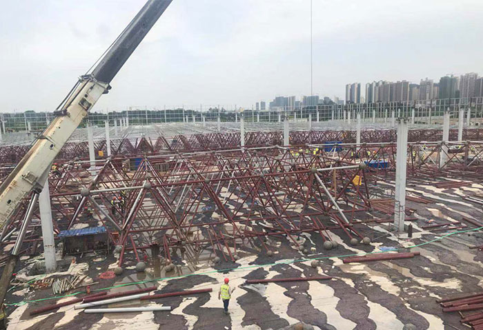 孝義廣東肇慶小鵬新能源汽車 網架沖壓車間